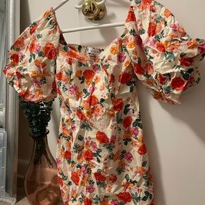 Zara floral dress